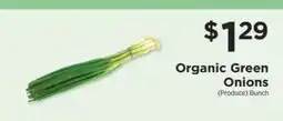 ShopRite Organic Green Onions offer
