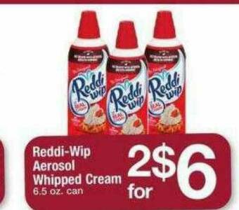 ACME Reddi-wip Aerosol Whipped Cream offer