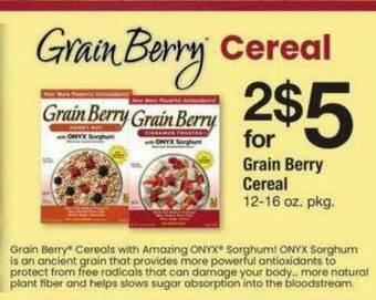 ACME Grain Berry Cereal offer