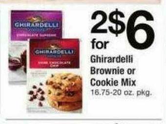 ACME Ghirardelli Brownie Or Cookie Mix offer