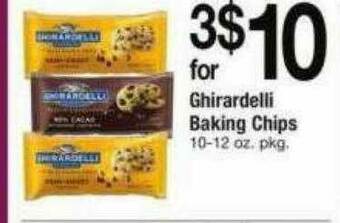 ACME Ghirardelli Baking Chips offer