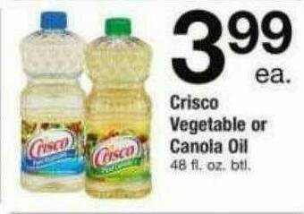 ACME Crisco Vegetable Or Canola Oil offer