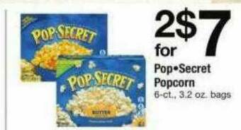 ACME Pop.secret Popcorn offer