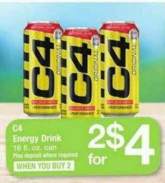 ACME C4 Energy Drink offer