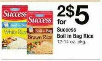 ACME Success Boil In Bag Rice offer
