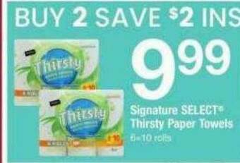 ACME Signature Select Thirsty Paper Towels offer