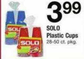 ACME Solo Plastic Cups offer