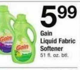 ACME Gain Liquid Fabric Softener offer