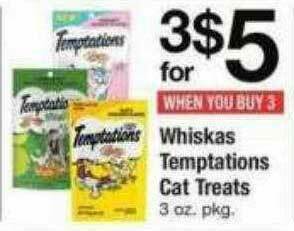ACME Whiskas Temptations Cat Treats offer