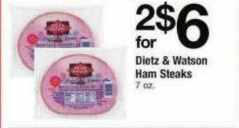 ACME Dietz & Watson Ham Steaks offer