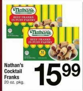 ACME Nathan's Cocktail Franks offer