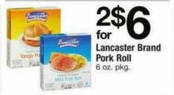 ACME Lancaster Brand Pork Roll offer