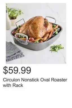 Costco Circulon Nonstick Oval Roaster with Rack offer