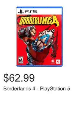 Costco Borderlands 4 - PlayStation 5 offer