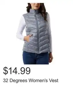 Costco 32 Degrees Women's Vest offer