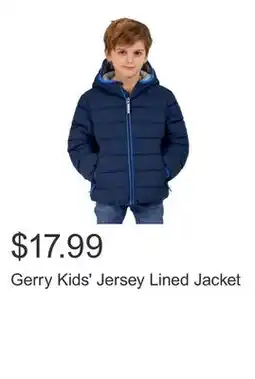 Costco Gerry Kids' Jersey Lined Jacket offer
