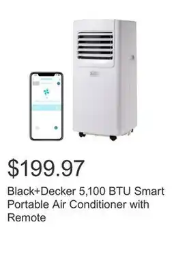 Costco Black+Decker 5,100 BTU Smart Portable Air Conditioner with Remote offer