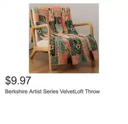 Costco Berkshire Artist Series VelvetLoft Throw offer
