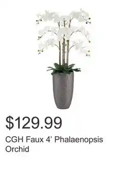 Costco CGH Faux 4' Phalaenopsis Orchid offer