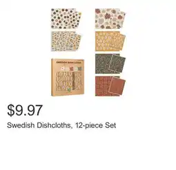 Costco Swedish Dishcloths, 12-piece Set offer