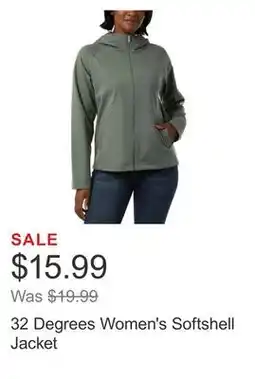 Costco 32 Degrees Women's Softshell Jacket offer