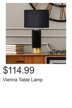 Costco Vienna Table Lamp offer