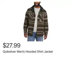 Costco Quiksilver Men's Hooded Shirt Jacket offer