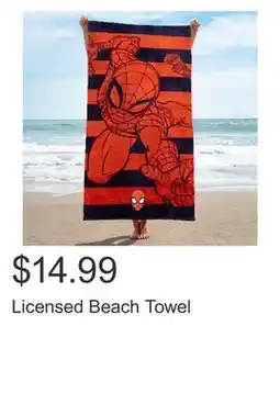 Costco Licensed Beach Towel offer
