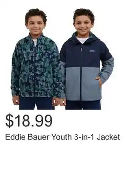 Costco Eddie Bauer Youth 3-in-1 Jacket offer