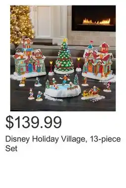 Costco Disney Holiday Village, 13-piece Set offer