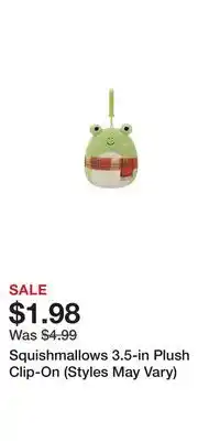 Game Stop Squishmallows 3.5-in Plush Clip-On (Styles May Vary) offer
