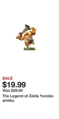 Game Stop The Legend of Zelda Yunobo amiibo offer