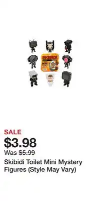 Game Stop Skibidi Toilet Mini Mystery Figures (Style May Vary) offer