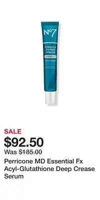 Ulta Beauty Perricone MD Essential Fx Acyl-Glutathione Deep Crease Serum offer