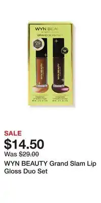 Ulta Beauty WYN BEAUTY Grand Slam Lip Gloss Duo Set offer