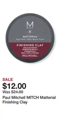 Ulta Beauty Paul Mitchell MITCH Matterial Finishing Clay offer