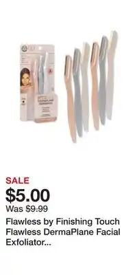 Ulta Beauty Flawless by Finishing Touch Flawless DermaPlane Facial Exfoliator and Hair Remover offer