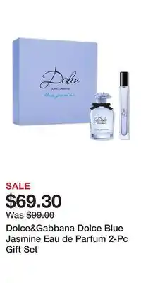 Ulta Beauty Dolce&Gabbana Dolce Blue Jasmine Eau de Parfum 2-Pc Gift Set offer
