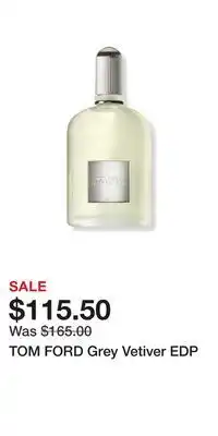 Ulta Beauty TOM FORD Grey Vetiver EDP offer