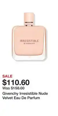 Ulta Beauty Givenchy Irresistible Nude Velvet Eau De Parfum offer