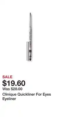 Ulta Beauty Clinique Quickliner For Eyes Eyeliner offer