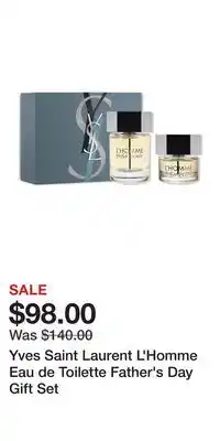 Ulta Beauty Yves Saint Laurent L'Homme Eau de Toilette Father's Day Gift Set offer