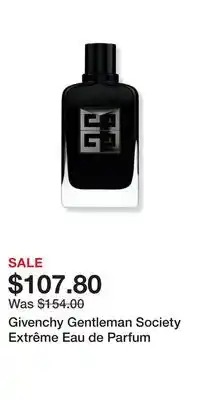 Ulta Beauty Givenchy Gentleman Society Extrême Eau de Parfum offer