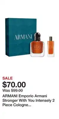 Ulta Beauty ARMANI Emporio Armani Stronger With You Intensely 2 Piece Cologne Gift Set offer