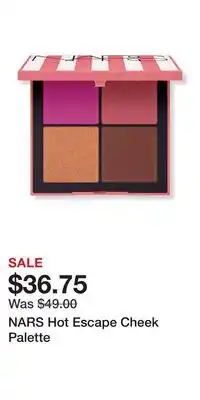 Ulta Beauty NARS Hot Escape Cheek Palette offer