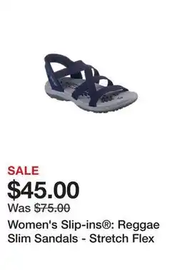 Belk Women's Slip-ins : Reggae Slim Sandals - Stretch Flex offer