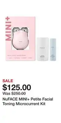Ulta Beauty NuFACE MINI+ Petite Facial Toning Microcurrent Kit offer
