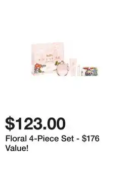 Belk Floral 4-Piece Set - $176 Value! offer