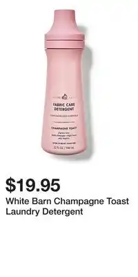 Bath & Body Works White Barn Champagne Toast Laundry Detergent offer