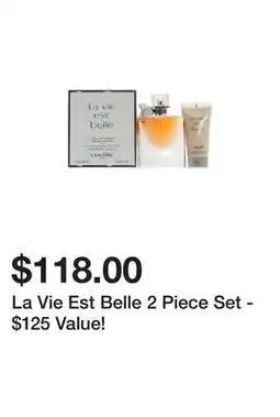 Belk La Vie Est Belle 2 Piece Set - $125 Value! offer